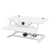 Load image into Gallery viewer, Height Adjustable Electric Standing Gaming Desk On Desk Converter
