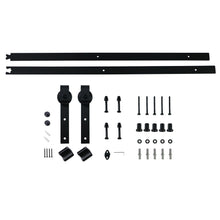 Load image into Gallery viewer, 6FT Heavy Duty Sliding Barn Door Hardware Track Kit for Single Door Black,Includes Installation Instruction
