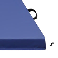 Load image into Gallery viewer, Gymnastics Mats Thick Landing Mat Floor Exercise Mat Tumbling Mat Soft and Firm 4&#39;x8&#39;x3&#39;&#39; Blue/Pink
