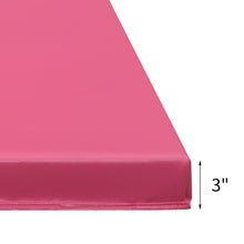 Load image into Gallery viewer, Gymnastics Mats Thick Landing Mat Floor Exercise Mat Tumbling Mat Soft and Firm 4&#39;x6&#39;x3&#39;&#39; Pink
