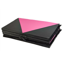 Load image into Gallery viewer, PU Leather Gymnastics Folding Mat - Diamond Style
