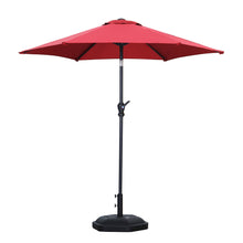 Load image into Gallery viewer, 7.5FT Patio Umbrella Outdoor Table Umbrella, Market Umbrella with Push Button Tilt and Crank for Garden, Lawn, Deck, Backyard &amp; Pool
