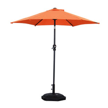 Load image into Gallery viewer, 7.5FT Patio Umbrella Outdoor Table Umbrella, Market Umbrella with Push Button Tilt and Crank for Garden, Lawn, Deck, Backyard &amp; Pool
