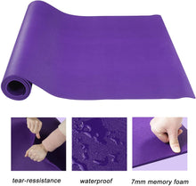 Load image into Gallery viewer, Extra Large Yoga Mat Exercise Mat 8&#39;x5&#39;(96&quot;x 60&quot;) x7mm Workout Mats Anti-Tear High Density Non-Slip Exercise Yoga Mat with Carrying Bag &amp; Straps
