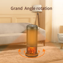 Load image into Gallery viewer, Electric Heater, Two-speed heating and Overheat protection with Timing Function, Can rotate the head at 45 degrees, Black
