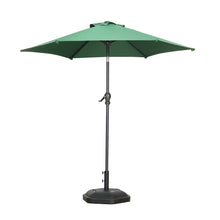 Load image into Gallery viewer, 7.5FT Patio Umbrella Outdoor Table Umbrella, Market Umbrella with Push Button Tilt and Crank for Garden, Lawn, Deck, Backyard &amp; Pool
