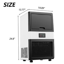 Load image into Gallery viewer, Commercial and Household Ice Maker Machine - Makes 40 Pounds Ice in 24 hrs - Free-Standing Ice Maker Machine
