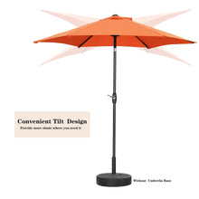 Load image into Gallery viewer, 9FT Patio Umbrella Outdoor Table Umbrella,Market Umbrella with Push Button Tilt and Crank for Garden, Lawn, Deck, Backyard &amp; Pool
