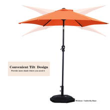 Load image into Gallery viewer, 7.5FT Patio Umbrella Outdoor Table Umbrella, Market Umbrella with Push Button Tilt and Crank for Garden, Lawn, Deck, Backyard &amp; Pool
