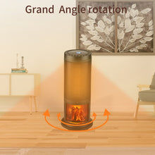 Load image into Gallery viewer, Electric Heater, Two-speed heating and Overheat protection with Timing Function, Can rotate the head at 45 degrees, Black
