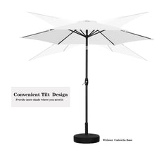 Load image into Gallery viewer, 9FT Patio Umbrella Outdoor Table Umbrella,Market Umbrella with Push Button Tilt and Crank for Garden, Lawn, Deck, Backyard &amp; Pool
