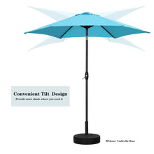 Load image into Gallery viewer, 9FT Patio Umbrella Outdoor Table Umbrella,Market Umbrella with Push Button Tilt and Crank for Garden, Lawn, Deck, Backyard &amp; Pool
