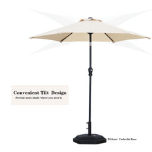 Load image into Gallery viewer, 7.5FT Patio Umbrella Outdoor Table Umbrella, Market Umbrella with Push Button Tilt and Crank for Garden, Lawn, Deck, Backyard &amp; Pool
