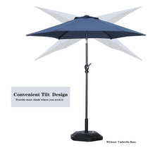 Load image into Gallery viewer, 7.5FT Patio Umbrella Outdoor Table Umbrella, Market Umbrella with Push Button Tilt and Crank for Garden, Lawn, Deck, Backyard &amp; Pool
