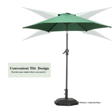 Load image into Gallery viewer, 7.5FT Patio Umbrella Outdoor Table Umbrella, Market Umbrella with Push Button Tilt and Crank for Garden, Lawn, Deck, Backyard &amp; Pool
