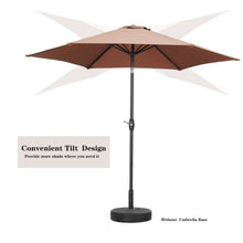 Load image into Gallery viewer, 9FT Patio Umbrella Outdoor Table Umbrella,Market Umbrella with Push Button Tilt and Crank for Garden, Lawn, Deck, Backyard &amp; Pool
