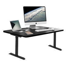 Load image into Gallery viewer, Stand up Desk Frame Single Motor Height Adjustable Sit Stand Standing Desk Base Workstation Black
