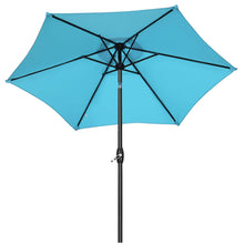 Load image into Gallery viewer, 9FT Patio Umbrella Outdoor Table Umbrella,Market Umbrella with Push Button Tilt and Crank for Garden, Lawn, Deck, Backyard &amp; Pool
