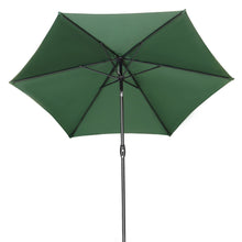 Load image into Gallery viewer, 9FT Patio Umbrella Outdoor Table Umbrella,Market Umbrella with Push Button Tilt and Crank for Garden, Lawn, Deck, Backyard &amp; Pool
