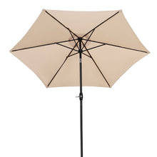 Load image into Gallery viewer, 9FT Patio Umbrella Outdoor Table Umbrella,Market Umbrella with Push Button Tilt and Crank for Garden, Lawn, Deck, Backyard &amp; Pool
