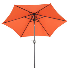 Load image into Gallery viewer, 9FT Patio Umbrella Outdoor Table Umbrella,Market Umbrella with Push Button Tilt and Crank for Garden, Lawn, Deck, Backyard &amp; Pool
