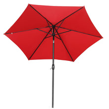 Load image into Gallery viewer, 9FT Patio Umbrella Outdoor Table Umbrella,Market Umbrella with Push Button Tilt and Crank for Garden, Lawn, Deck, Backyard &amp; Pool
